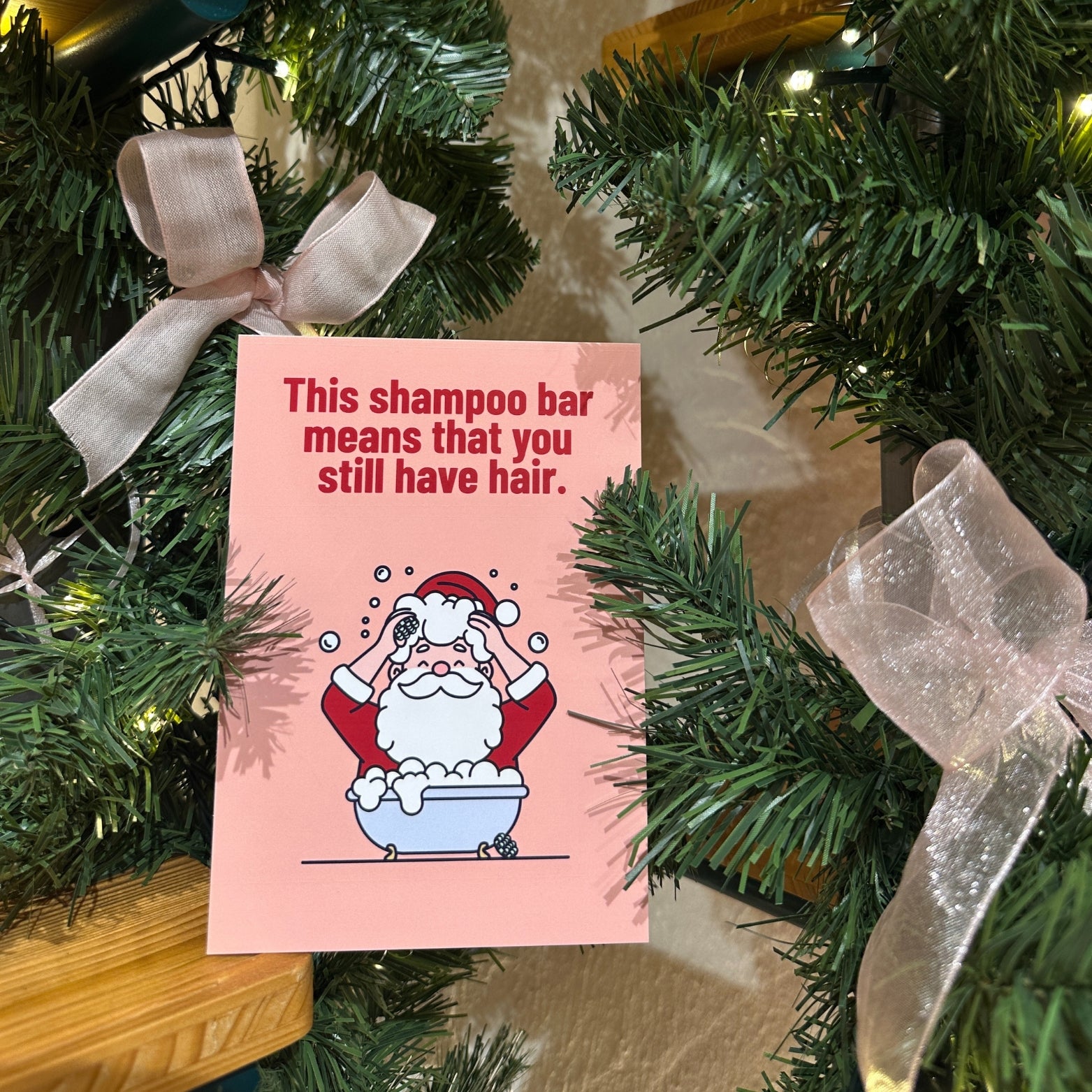 Santa’s Spa Day Card