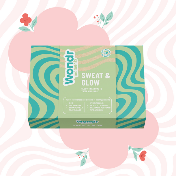 Sweat & Glow Giftbox | WONDR Moment