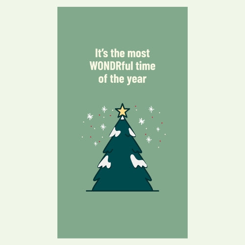 🎁 WONDR Under the Christmas Tree Card (100% off)