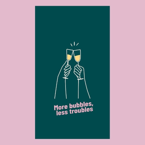 🎁 More Bubbles, Less Troubles Card (100% off)