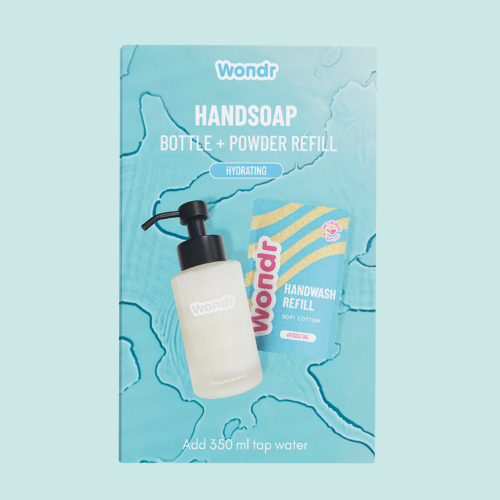 Handsoap Bottle + Refill Soft Cotton