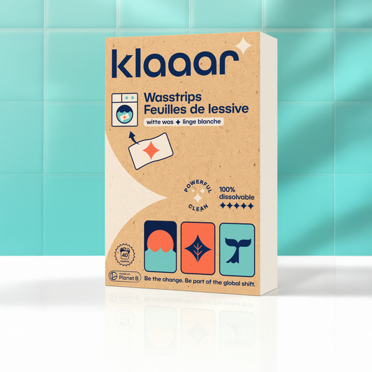 KLAAAR WASHING STRIPS FOR WHITE LAUNDRY (40 washes)