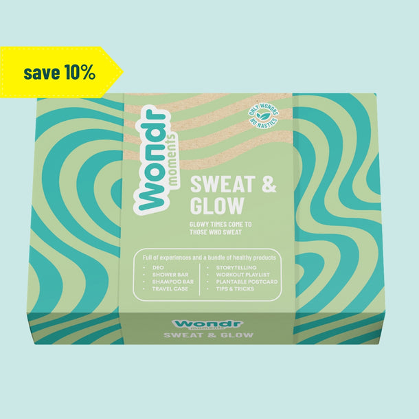 Sweat & Glow Giftbox | WONDR Moment