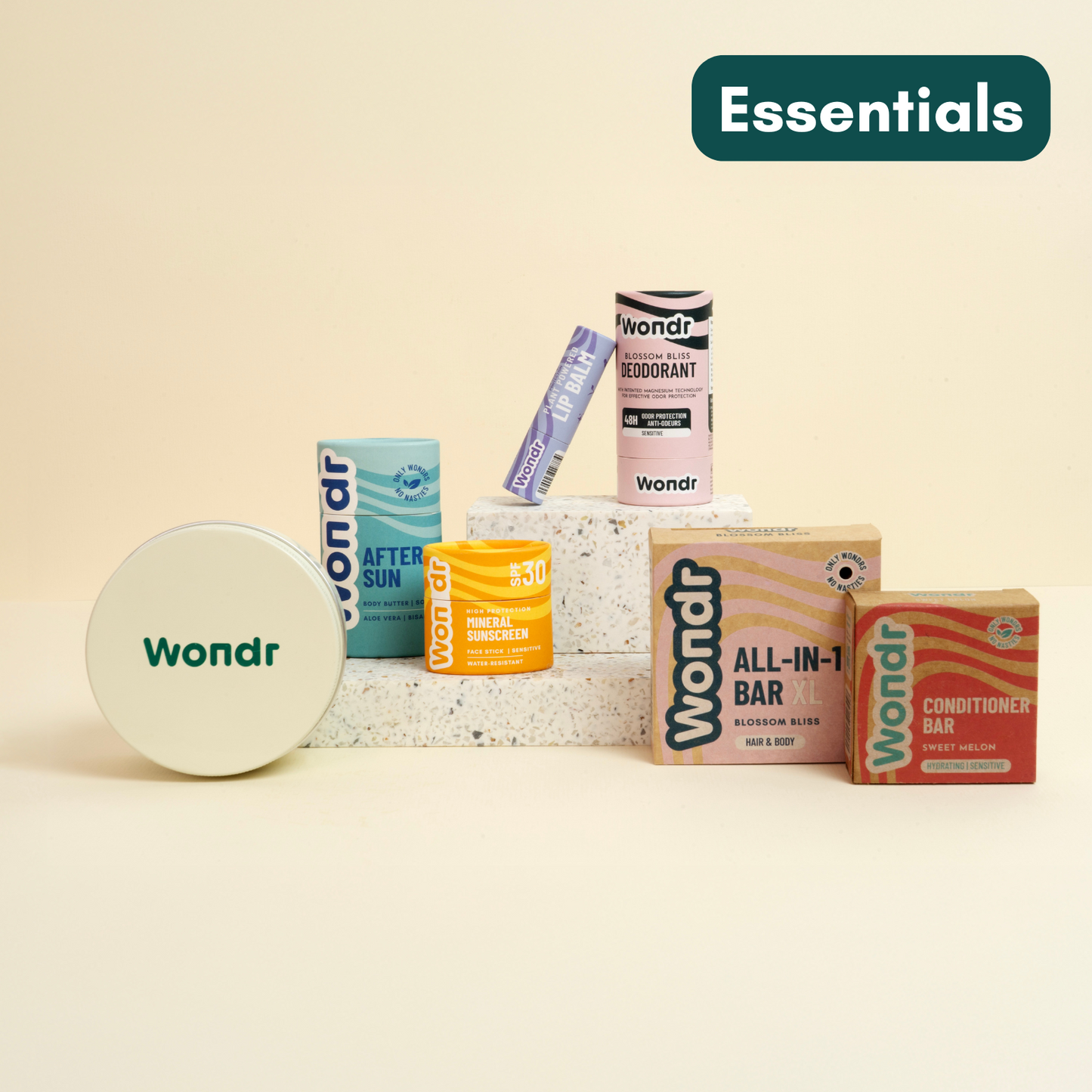 TRAVEL ESSENTIALS | WONDR bundel