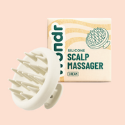 White Silicone Scalp Massager | WONDR care
