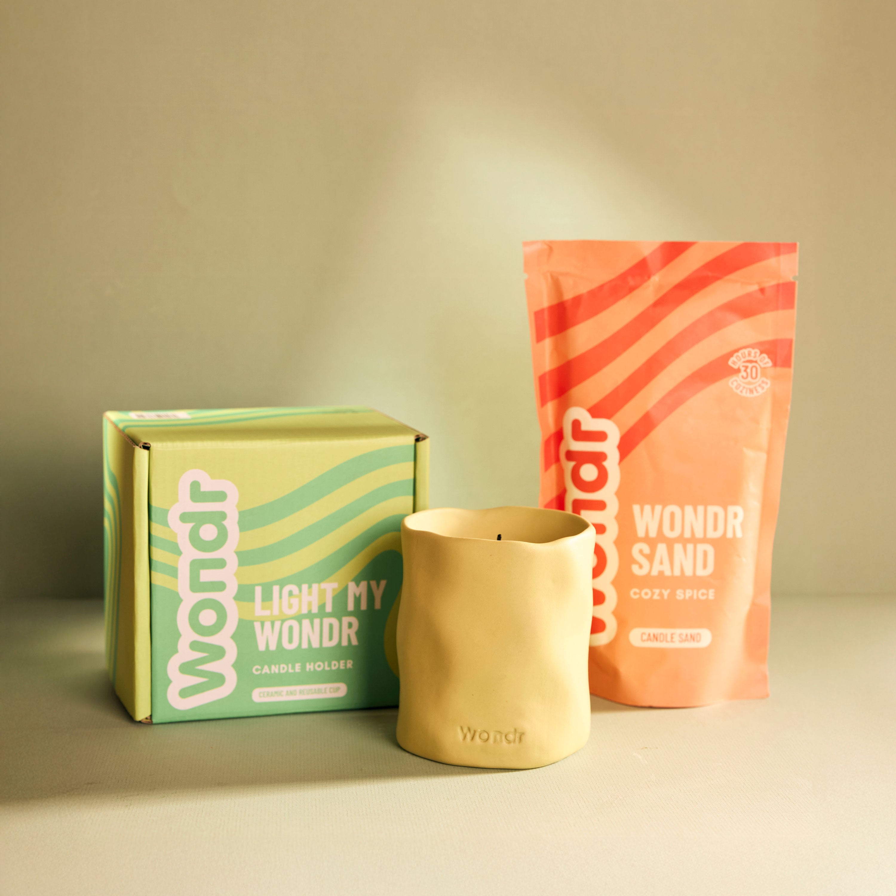 COZY SPICE | Light my WONDR Candle Kit image 1