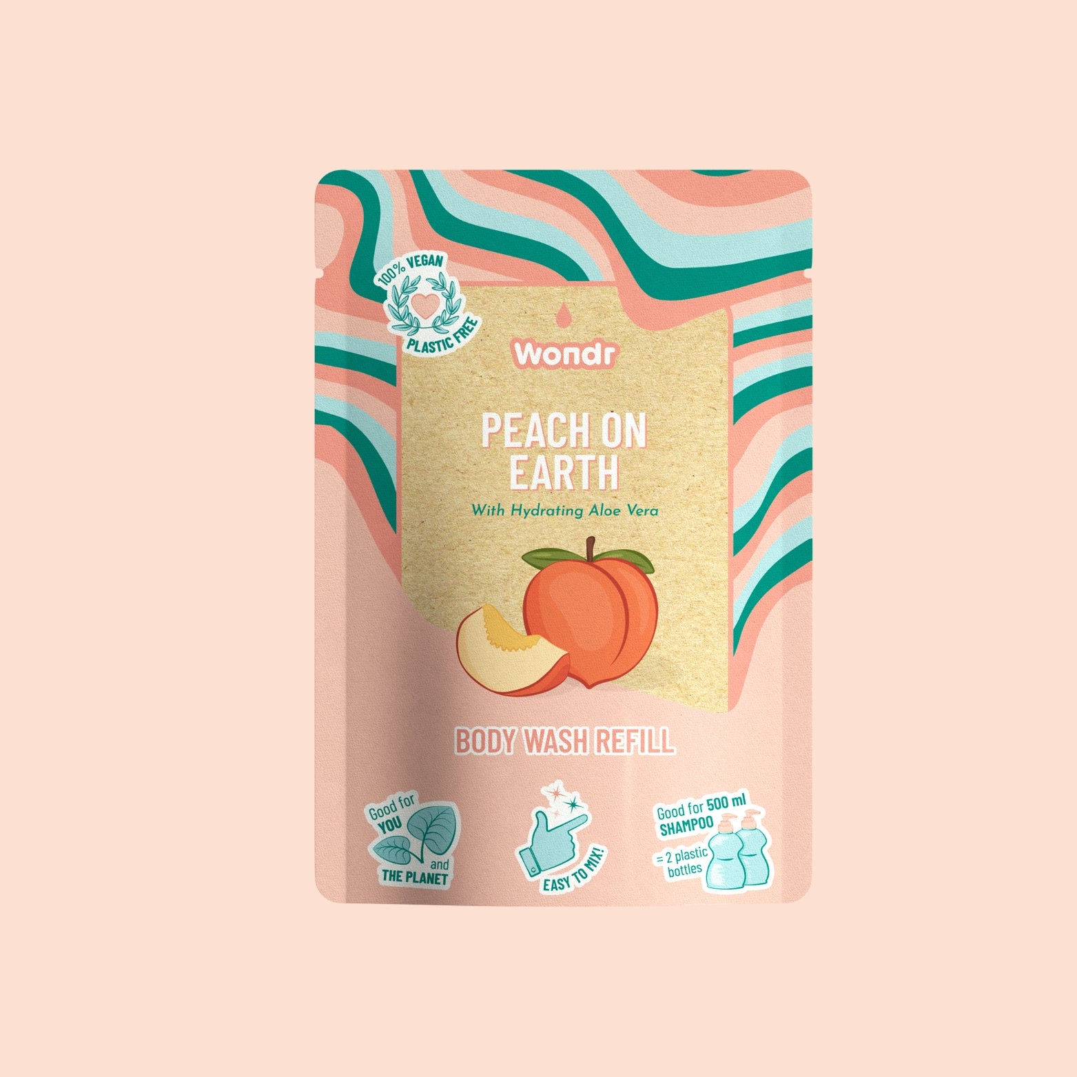 PEACH ON EARTH | Body Wash Refill image 1