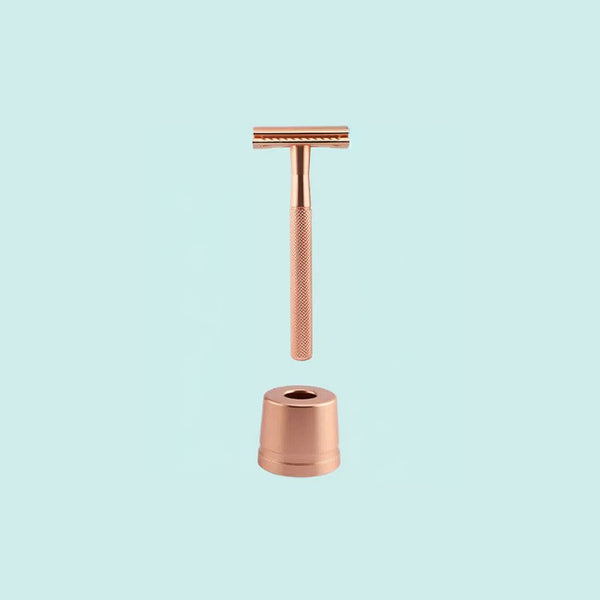 ROSE GOLD SAFETY RAZOR SCHEERMES