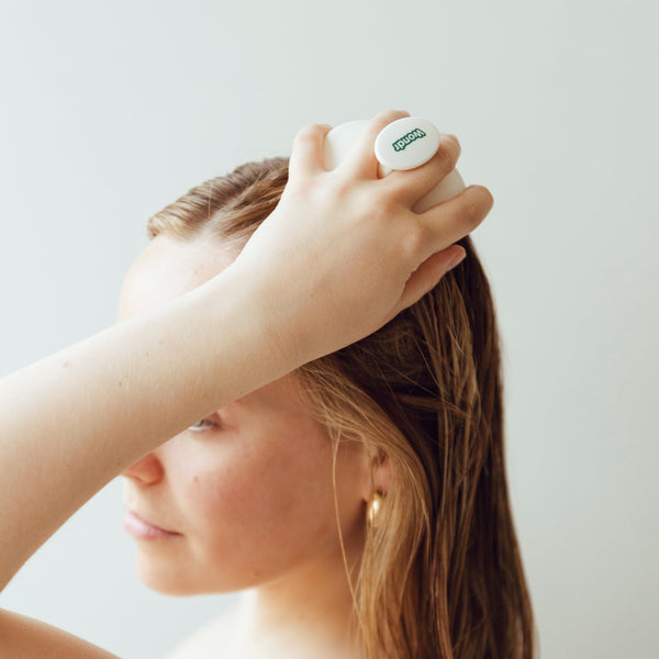 White Scalp Massager - Hover