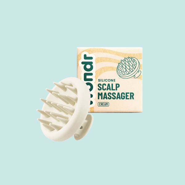 White Scalp Massager